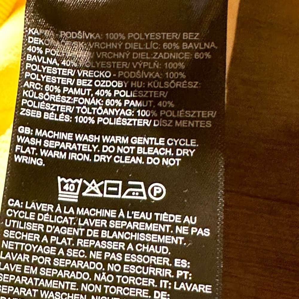 The North Face Longs Peak Quilted 1/4 Zip Jacket Size S Pale Banana White - Picture 9 of 11